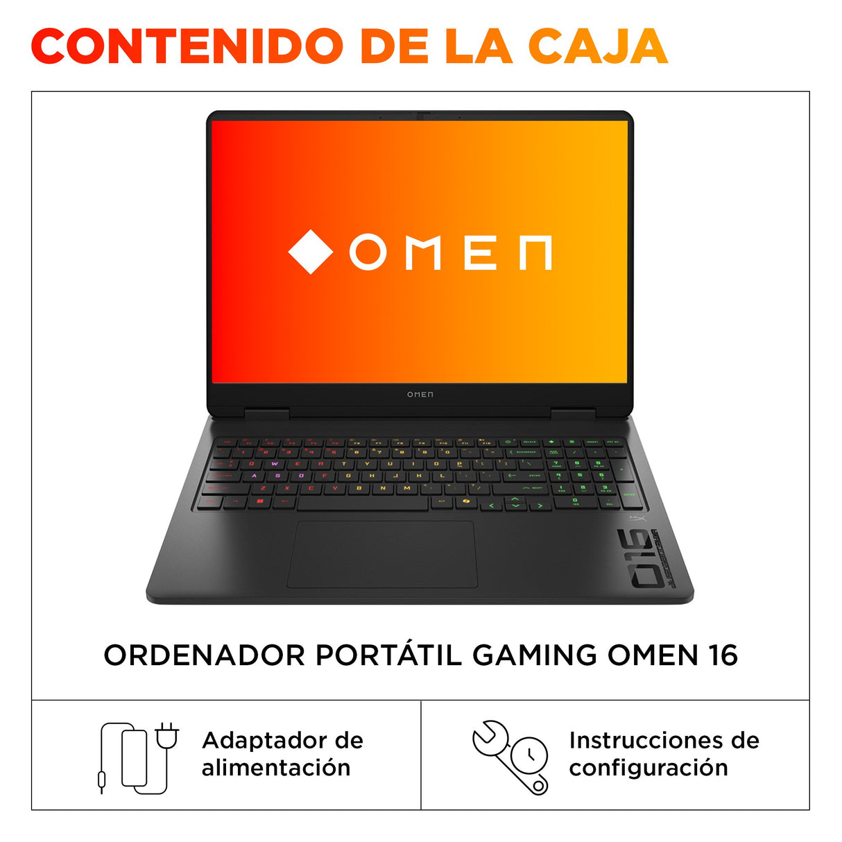 EAN 0199251388552 - HP OMEN Gaming 16-am0036ns Intel Core Ultra 7 255H Portátil 40,6 cm (16") 2K 32 GB DDR5-SDRAM 1 TB SSD NV imagen 6