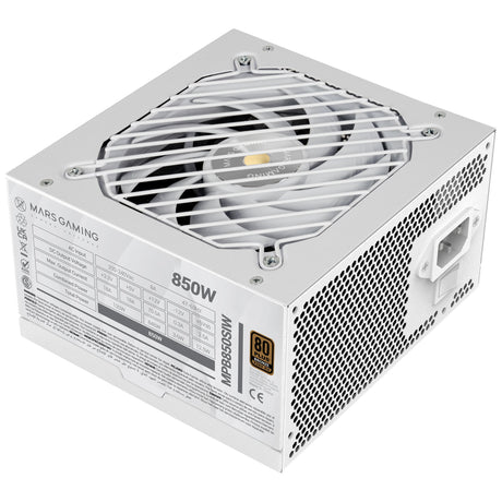EAN 8435693109556 - Mars Gaming MPB850SIW unidad de fuente de alimentación 850 W 24-pin ATX ATX Blanco imagen 6