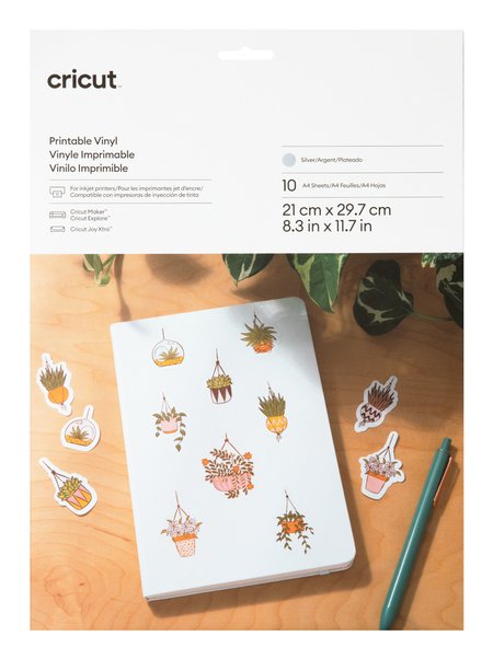 Cricut 2010365 Vinilo De Transferencia Térmica Lámina De Vinilo De Transferencia Térmica Vinilo De Termotransferencia Liso 10 Hojas