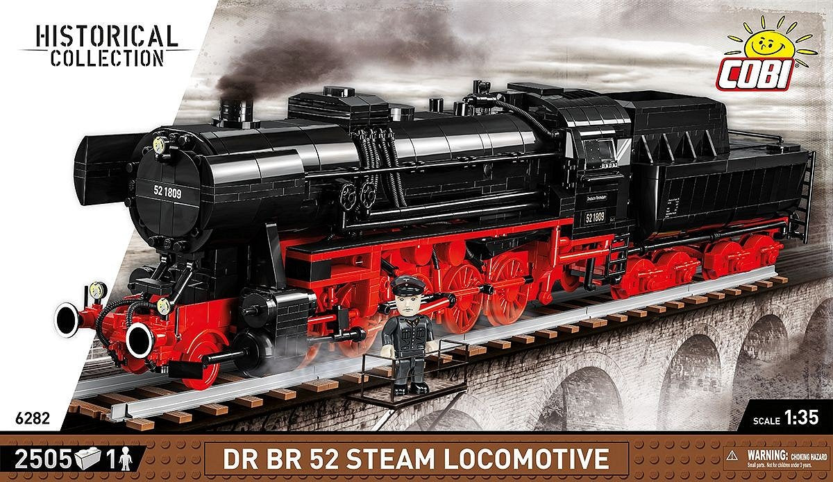 Locomotora De Vapor Cobi Dr Br Clase 52, Juguete De Construcción Escala 1:35