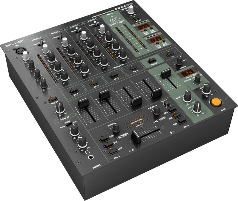 Behringer Djx900usb - Mezclador Profesional De Dj De 5 Canales Con Crossfader Vca «Sin Contacto» Infinium, Efectos Digitales Avanzados E Interfaz Usb/Audio