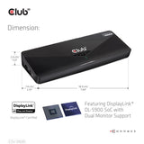 EAN 8717249401070 - CLUB3D SenseVision USB3.0 4K Docking Station Alámbrico USB 3.2 Gen 1 (3.1 Gen 1) Type-A Negro imagen 4