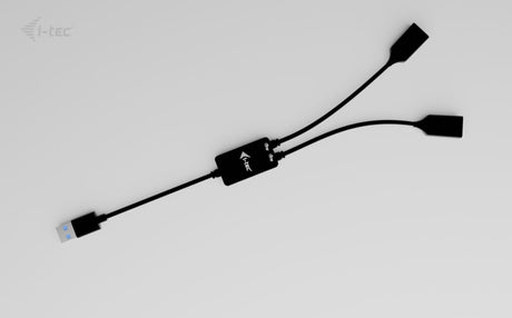 EAN 8595611707384 - i-tec USB-A Cable HUB 2 port (2x USB-A) cable USB USB 3.2 Gen 1 (3.1 Gen 1) 0,1 m USB A 2 x USB A Negro imagen 3