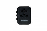 EAN 0023942495444 - Verbatim 49544 adaptador de enchufe eléctrico Universal Negro imagen 4