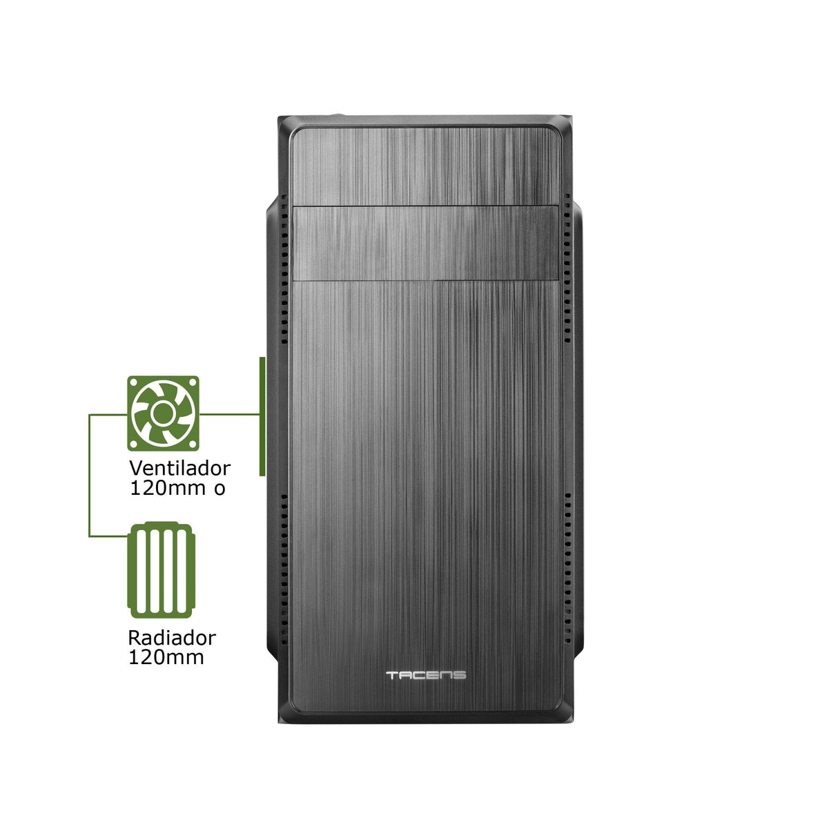 Caja Minitorre Anima Acm500 Con Fuente 500w