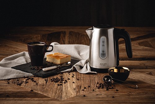 EAN 5902934830911 - Adler AD 1273 tetera eléctrica 1 L 1200 W Negro, Avellana, Acero inoxidable imagen 6