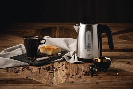 EAN 5902934830911 - Adler AD 1273 tetera eléctrica 1 L 1200 W Negro, Avellana, Acero inoxidable imagen 6