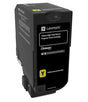 EAN 0734646608497 - Lexmark 84C2HY0 cartucho de tóner 1 pieza(s) Original Amarillo imagen 1