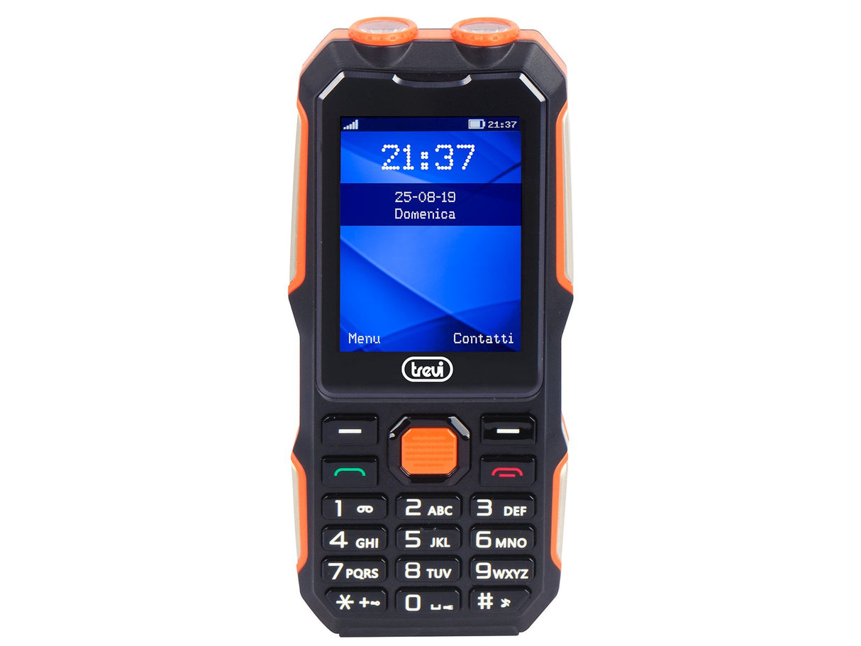 Telefono Trevi Antigolpes Forte 70 Negro-Naranja