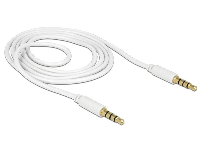 Delock Cable Stereo 3.5 Mm 4 Pin Plug > Plug 1 M