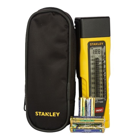 Stanley 0-77-030 Medidor Humedad Madera Y Mat.Obra 077030