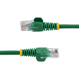 Startech.Com Cable De Red Ethernet Utp Patch Snagless Sin Enganches Cat5e Cat 5e Rj45 Cable De Interconexión Rj-45 (M) A Rj-45 (M) 2 M Utp Cat 5e Moldeado Sin Enganches Verde