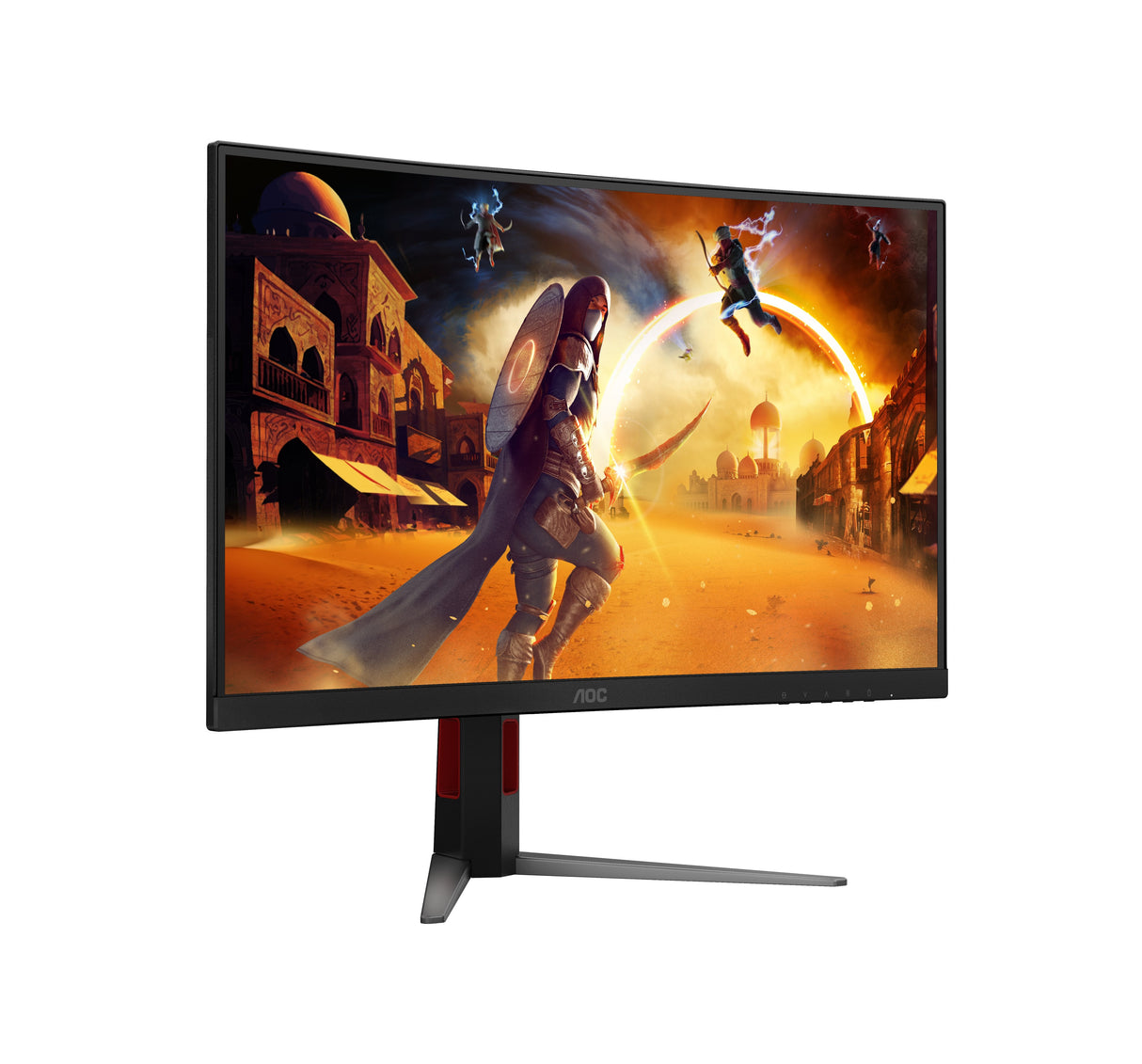 Aoc Cq27g4z2 27" 16:9 Fast Va 260hz Oc Native 240hz 2560x1440 Has 130mm Hdmi X 2x 2.0 Dp X 1x 1.4