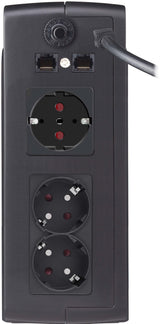 Sai Bluewalker Vfd 1000 1 Kva 600 W 3 Salidas Ac, Ups Negro, 1 Kva, 600 W, 170 V, 280 V, 50/60 Hz, 220 V