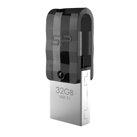 EAN 4712702655940 - Silicon Power Mobile C31 unidad flash USB 32 GB USB Type-A / USB Type-C 3.2 Gen 1 (3.1 Gen 1) Negro, Plat imagen 2