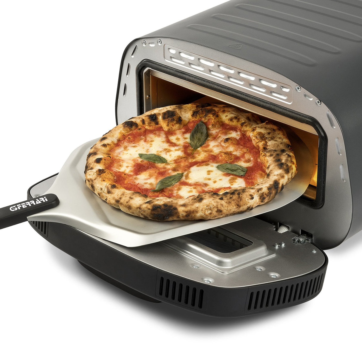 EAN 8055176402624 - G3 Ferrari Pronto Pizza 2 minuti fabricante de pizza y hornos 1 Pizza(s) 1700 W Negro, Plata imagen 6