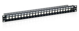 Equip Patch Panel Vacio Cat.6 Apantallado 24 Puertos Keystone 1u