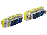 Delock Adaptador Sub-D 15 Pin Macho > Macho Gender Changer