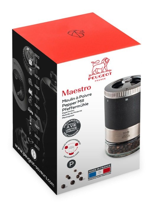 Peugeot Maestro Pfeffermühle 11cm Graphite