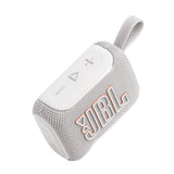 Jbl Go 5 Altavoz Bluetooth Ultraportátil Con Sonido Big Jbl Pro Y Graves Fuertes, Emparejamiento Airtouch, Diseño Impermeable Y Tiempo De Reproducción De 10 Horas, Color Blanco