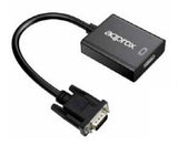 Approx Adaptador Vga A Hdmi Appc25  Con Entrada De Audio Conexiones Vga (In) / Jack 3.5 (In) / Micro