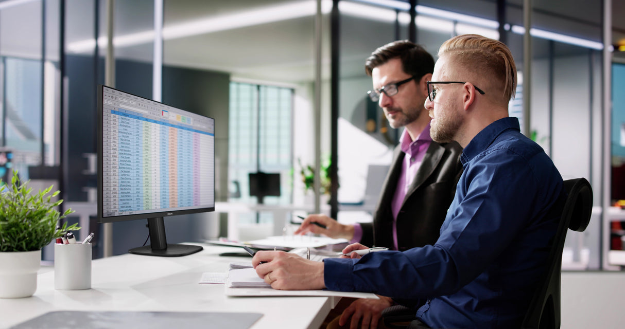 Monitor Philips 3000 Series 24b2u3301/00  23.8" 1920 X 1080 Pixeles Full Hd Lcd Negro