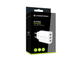Conceptronic Cargador 3port 30w,Usb-A Blanco