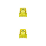 Nanocable Cable Red Lszh Cat.6a Sftp Awg26 25cm - Amarillo