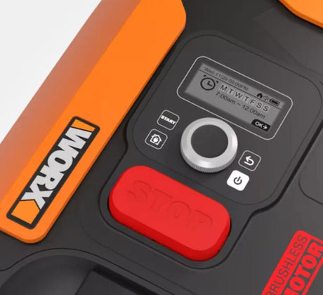 EAN 6943475869809 - WORX WR167E cortadora de césped Robot cortacésped Batería Negro, Naranja imagen 4