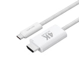 EAN 4252011907687 - 4smarts 540955 cable HDMI 2 m USB C HDMI tipo A (Estándar) Blanco imagen 2