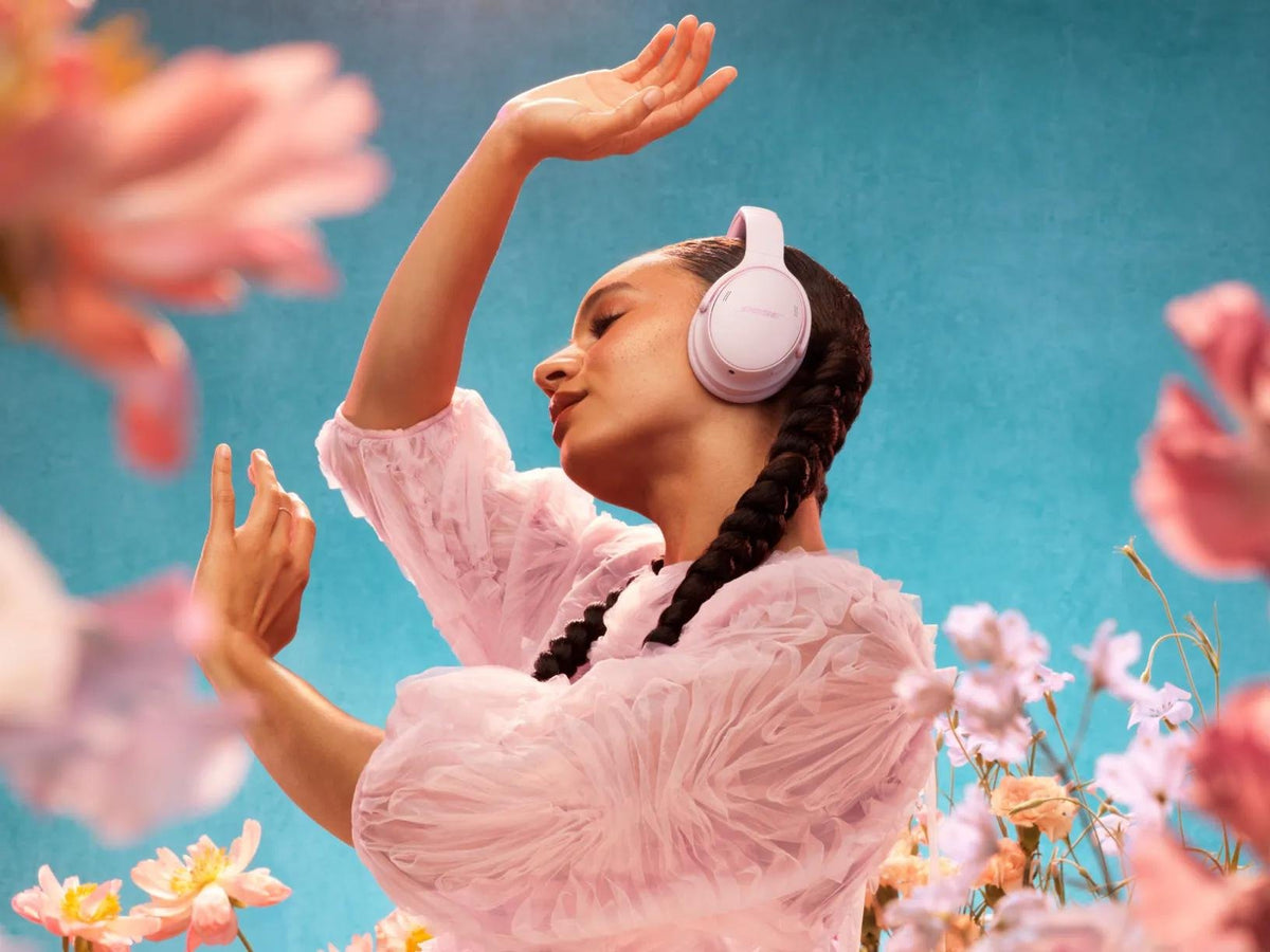 Auriculares Bose Quiet Comfort Inalámbricos Bluetooth Con Cancelación De Ruido, Micrófono Integrado, Color Rosa