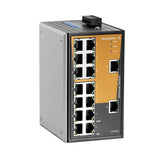 Weidmüller 1241000000 Ie-Sw-Vl16-16tx Industrial Ethernet Switch - Switch - 0,1 Gbps