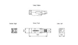 Siem 6gk1901-1bb12-2aa0 Industrial Ethernet Fastconnect Rj45 Plug 180 4x2, Rj45