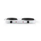 Nedis Kaep250ewt2 Hobs Blanco Encimera Hornillo Eléctrico / Placa Eléctrica 2 Zona(S)