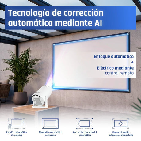 EAN 2521052419063 - iggual IGG318973+IGG318126 videoproyector 120 lúmenes ANSI 720p (1280x720) Blanco imagen 7