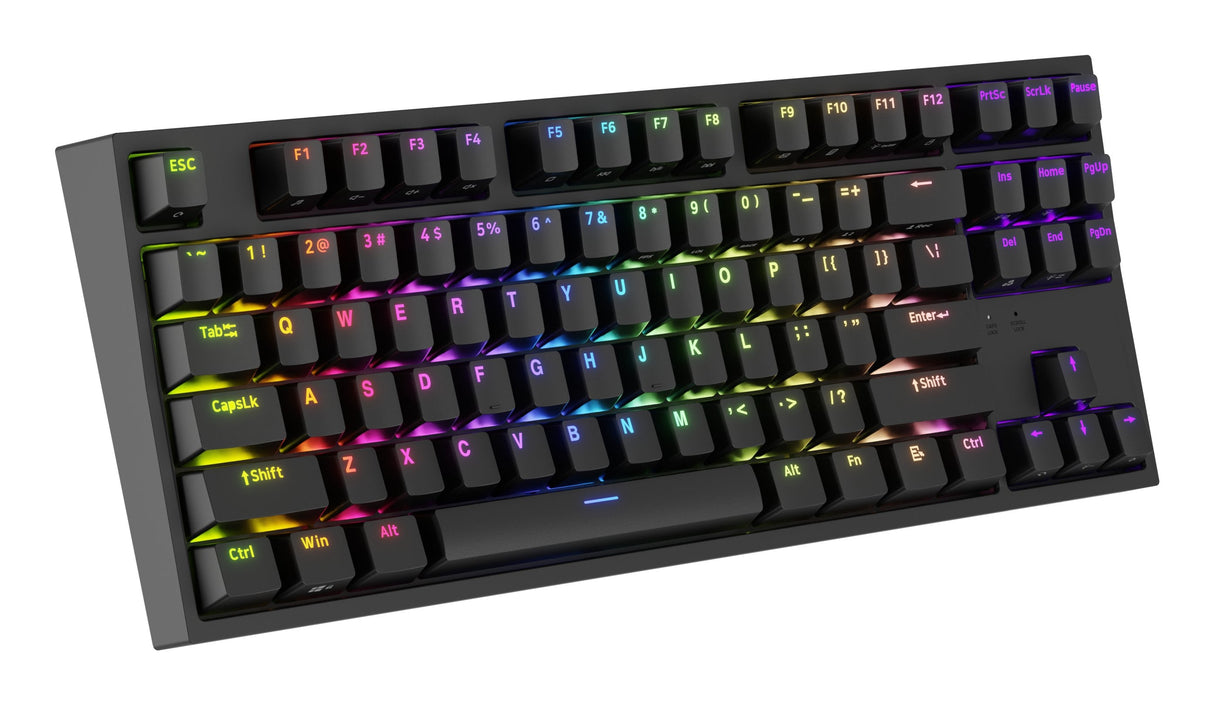 Genesis Thor 404 Tkl Rgb Mechanical Gaming Keyboard, Kailh Box Brown V2 Switch, Us Layout, Wired, Black