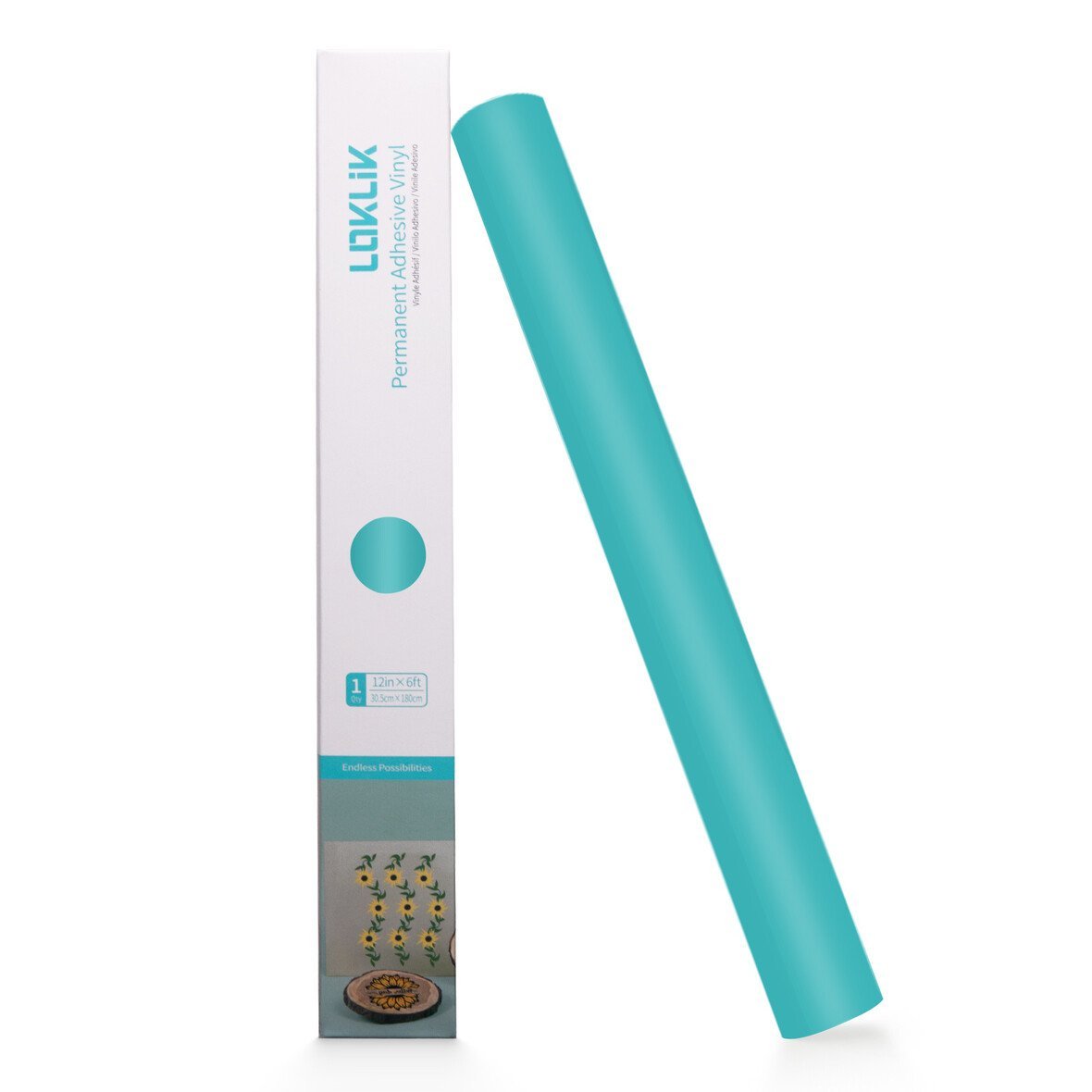 Loklik Permanent Adhesive Vinyl Matte - Tiffany Blue
