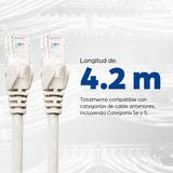 Intellinet Cat6 Utp Cable De Red Blanco 5 M