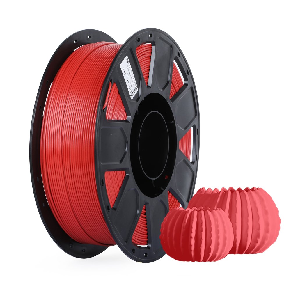Creality Ender Pla Filament, 3d Rojo, 1 Kg, 1,75 Mm, 3301010124