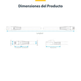 Cat8 Ethernet Cable White Cabl