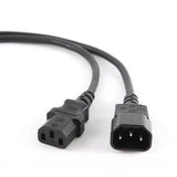 EAN 8716309037877 - Gembird PC-189-075-5M cable de transmisión Negro IEC C13 IEC C14 imagen 2