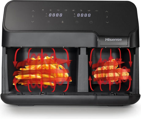 EAN 3838782657405 - Hisense HAF2900D Doble 8,6 L Independiente 1700 W Freidora de aire caliente Negro imagen 8