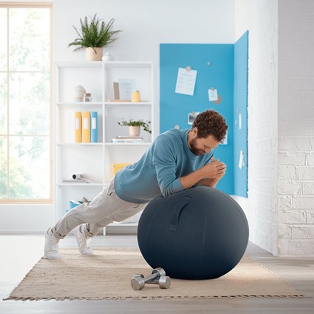 Leitz Ergo Cosy Seat Ball Gris