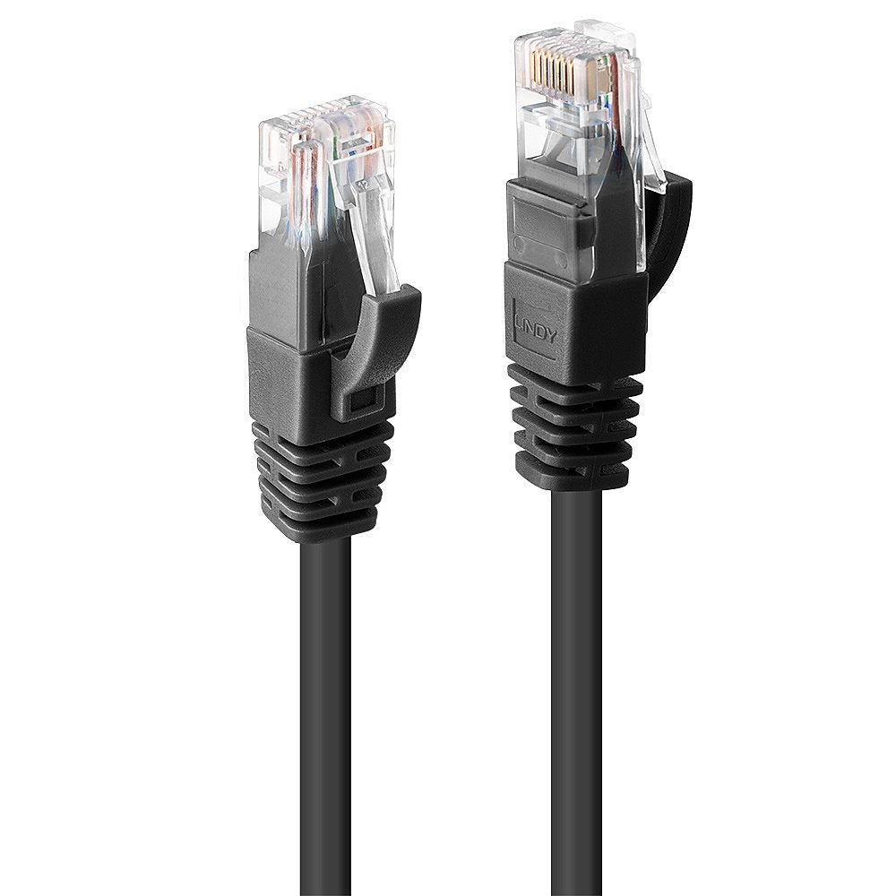 EAN 4002888480772 - Lindy 48077 cable de red Negro 1 m Cat6 U/UTP (UTP) imagen 1