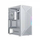Nfortec Caja Gaming Cristal Templado Nervia White. Usb 3.0 A-Rgb. Blanco