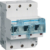 Hager Sls-Schalter 3polig E-63a Htn363e ** F.Hutschienenmontage
