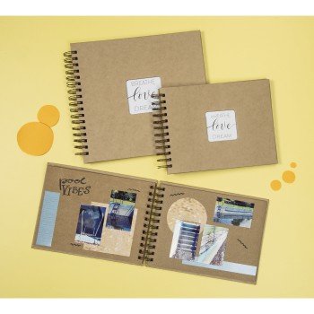 Hama Craft Spiral-Album    28x24 40 Kraftpapier-Seiten       7211
