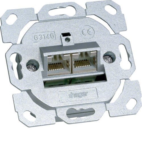 G3140 Datendose Cat.6a, 2fach, 8 8 Polig
