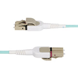 Cable De Fibra Startech.Com  Óptica Multimodo Conmutable Lc A Lc [Upc] Om4 De 5m - 50/125?M - Redes De 100g - Low Insertion Loss - Lszh - Conmutado De Polaridad Sin Herramientas