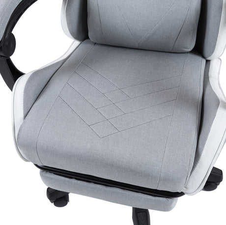 EAN 8435693112952 - Mars Gaming MGCXFSW silla para videojuegos Silla para videojuegos de PC Asiento acolchado Gris, Blanco imagen 8